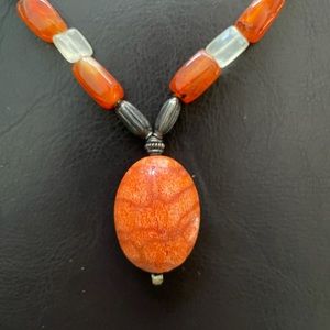 Earthy boho necklace